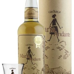 Cachaça Maria Andante 700ml com Box e Copo