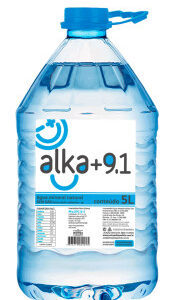 Água Mineral Alka+9.1 Sem Gás 5L