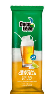 Gelo para Cerveja com Sal e Limão Coco Leve 190g