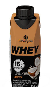 Whey Piracanjuba Zero Lactose Sabor Coco 250ml