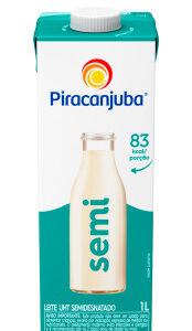 Leite Piracanjuba Semidesnatado 1L