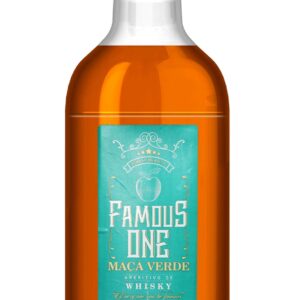 Aperitvo de Whisky Famous One Maca Verde 1L