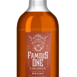 Aperitivo de Whisky Famous One Coconut 1L