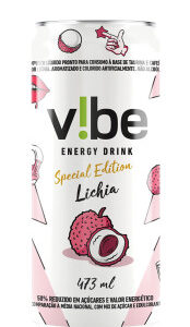 Energético Vibe Sabor Lichia Edição Especial Lata 473ml