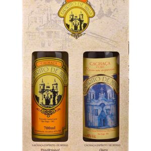 Kit Cachaça Espirito de Minas com 02 Garrafas de 700ml