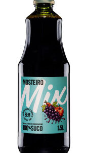 Suco Mosteiro Mix de Maçã, Uva e Cenoura 1,5L
