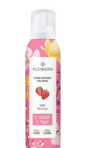 Espuma Flowers Morango 220ml