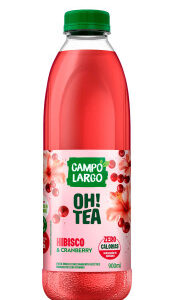Chá Campo Largo Sabor Hibisco com Cranberry 900ml