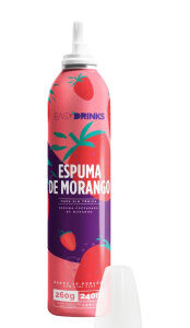 Espuma Easy Drinks de Morango 260g