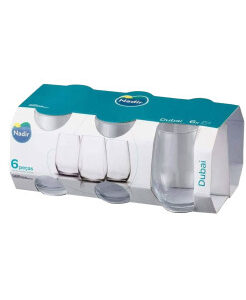 Jogo de Copos Nadir Dubai 480ml