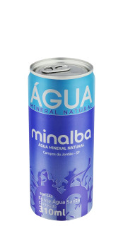 Água Mineral Natural Minalba Sem Gás Lata 310ml