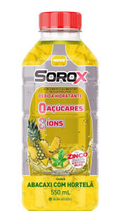Isotônico Sorox Zero Abacaxi com Hortelã 550ml