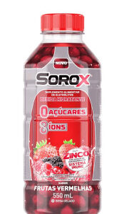 Isotônico Sorox Zero Frutas Vermelhas 550ml