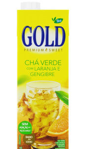 Chá Verde com Laranja e Gengibre Gold 1L