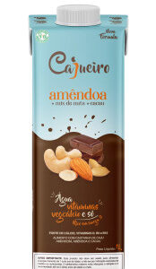 Bebida Vegetal Cajueiro Amêndoa, Mix de Nuts e Cacau 1L