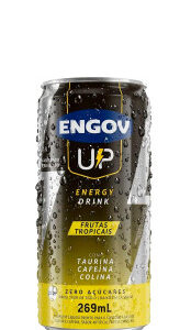 Energético Engov Up Zero Açúcares Frutas Tropicais 269ml