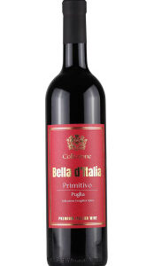 Vinho Bella D'italia Primitivo Puglia IGT 750ml
