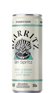 Gin Spritz Biarritz Limão Siciliano e Capim Santo Lata 310ml