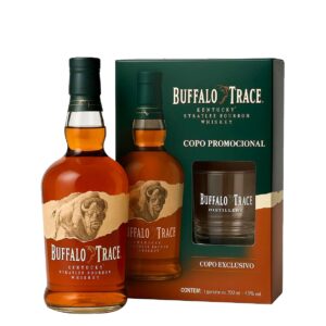 Kit Whisky Bourbon Buffalo Trace 750ml + Copo Exclusivo