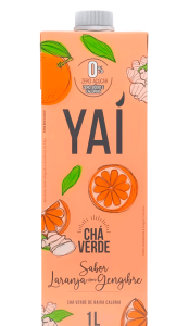 Chá Verde Yaí Laranja com Gengibre 1L
