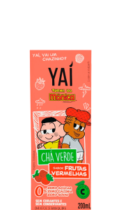 Chá Verde Yaí Frutas Vermelhas Zero Açúcar 200ml