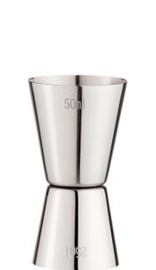 Dosador Duplo Aço Inox 50/25ml Boccati