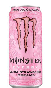 Energético Monster Energy Ultra Strawberry Dreams Lata 473ml