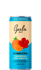 Kombucha Gula Fit Tangerina com Hibisco 269ml