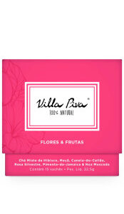 Chá Misto em Sachê Flores & Frutas Villa Piva