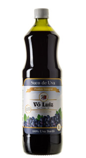 Suco de Uva Vô Luiz Tinto Integral 1L