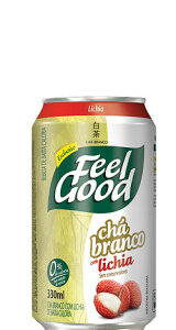 Chá Branco Feel Good com Lichia Lata 330 ml