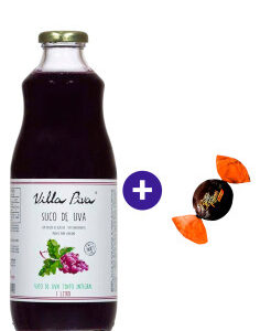 Combo Suco Integral De Uva Villa Piva 1L + Butter Toffees Intense Cacau 6g