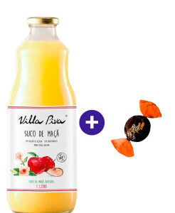 Combo Suco Integral De Maça Villa Piva 1L + Butter Toffees Intense Cacau 6g