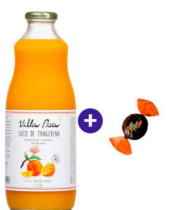 Combo Suco Integral De Tangerina Villa Piva 1L + Butter Toffees Intense Cacau 6g