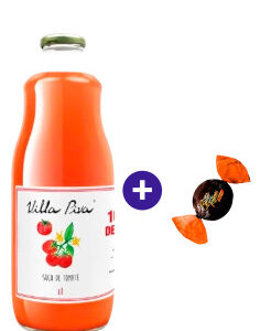 Combo Suco Integral De Tomate Villa Piva 1L + Butter Toffees Intense Cacau 6g