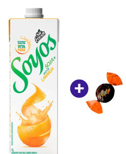 Combo Néctar de Laranja Sufresh Soyos 1L + Butter Toffees Intense Cacau 6g