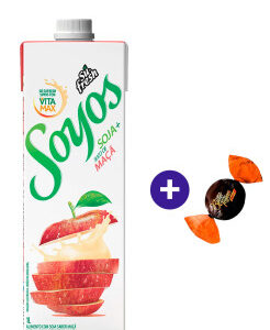 Combo Néctar de Maçã Sufresh Soyos 1L + Butter Toffees Intense Cacau 6g