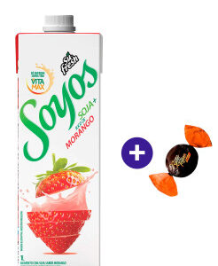 Combo Néctar de Morango Sufresh Soyos 1L + Butter Toffees Intense Cacau 6g