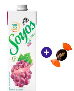 Combo Néctar de Uva Sufresh Soyos 1L + Butter Toffees Intense Cacau 6g