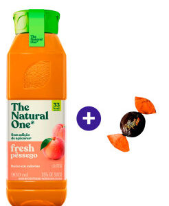 Combo Néctar de Pêssego Fresh The Natural One 900ml + Butter Toffees Intense Cacau 6g