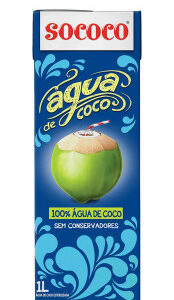 Água de Coco Sococo Tetra Pak 1 L