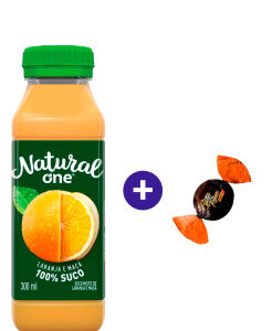 Combo Suco de Laranja e Maçã Natural One 300ml + Butter Toffees Intense Cacau 6g