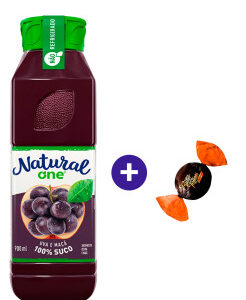 Combo Suco de Uva e Maçã Natural One 900ml + Butter Toffees Intense Cacau 6g