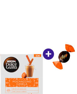 Combo Café em Cápsula Nescafé Dolce Gusto Mochaccino Canela 172g com 10 Cápsulas + Butter Toffees Intense Cacau 6g