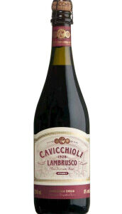 Vinho Lambrusco Cavicchioli Dell Emilia Tinto Suave 750ml
