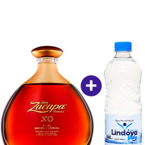 Combo Rum Zacapa XO Gran Reserva 750ml + Água Mineral Lindóya Sem Gás 500ml