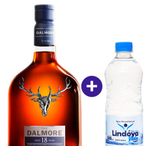 Combo Whisky The Dalmore 18 Anos 700ml + Agua Mineral Lindoya Sem Gas 500ml