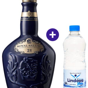 Combo Whisky Royal Salute 21 Anos The Signature Blend Escoces 700ml + Agua Mineral Lindoya Sem Gas 500ml