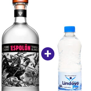 Combo Tequila Espolòn Blanco 750ml + Água Mineral Lindóya Sem Gás 500ml