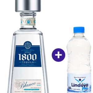Combo Tequila Reserva 1800 Silver 750ml + Água Mineral Lindóya Sem Gás 500ml